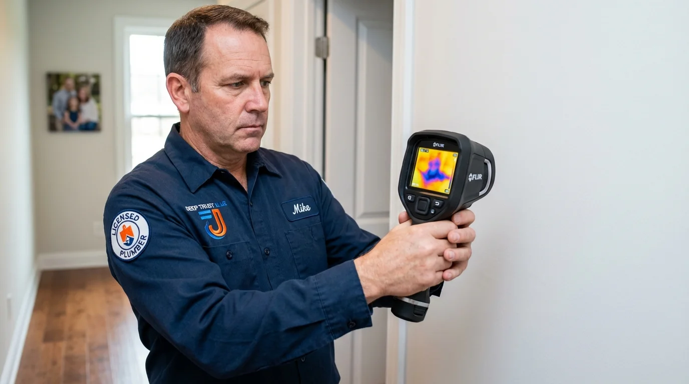 Thermal imaging leak detection by Johns Plumbing LLC in Stromsburg
